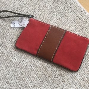 Loft wristlet new with tags and tissue inside